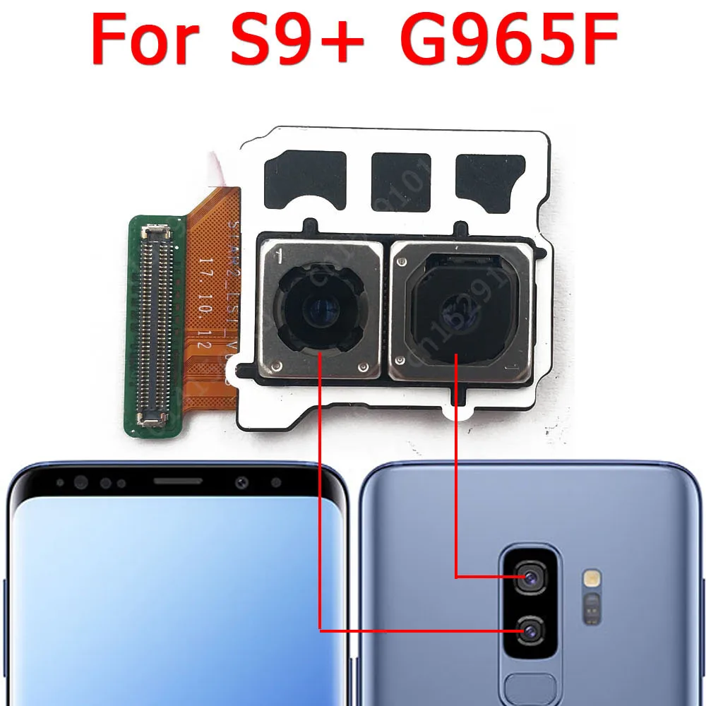 Модуль камеры для Samsung Galaxy S9 Plus G965F запасные части фронтальной и основной заднего