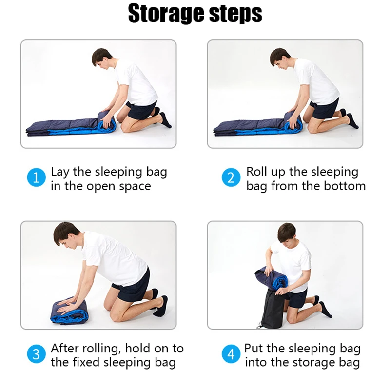 

Sleeping Bag Warm Lightweight Envelope for Indoor Outdoor Camping