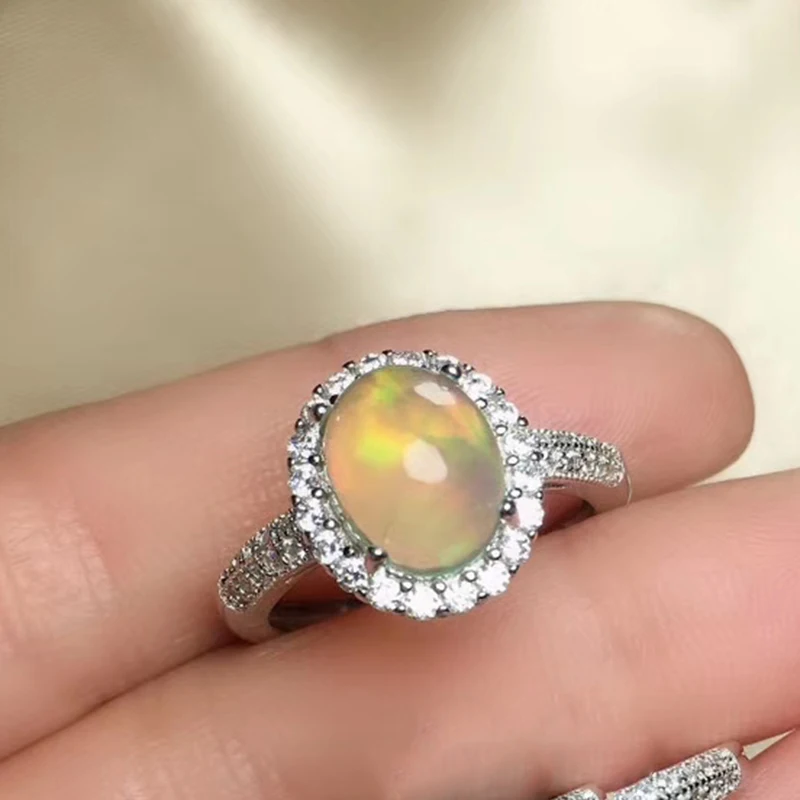 Ювелирные изделия из серебра ювелирные CoLife пробы с опалом для ежедневного