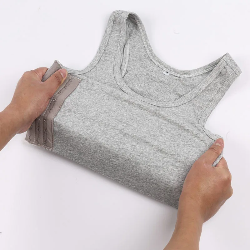 Chest Breast Binder for Big Boobs Trans Tomboy Les Short Strengthen Bandage Short Shaper Undershirt Women Cosplay Vest Tank Tops