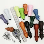 Восковая печать штамп подходящая деревянная ручка цветная ручка разных цветов металлическая ручка с винтом высокое качество низкая цена только ручка