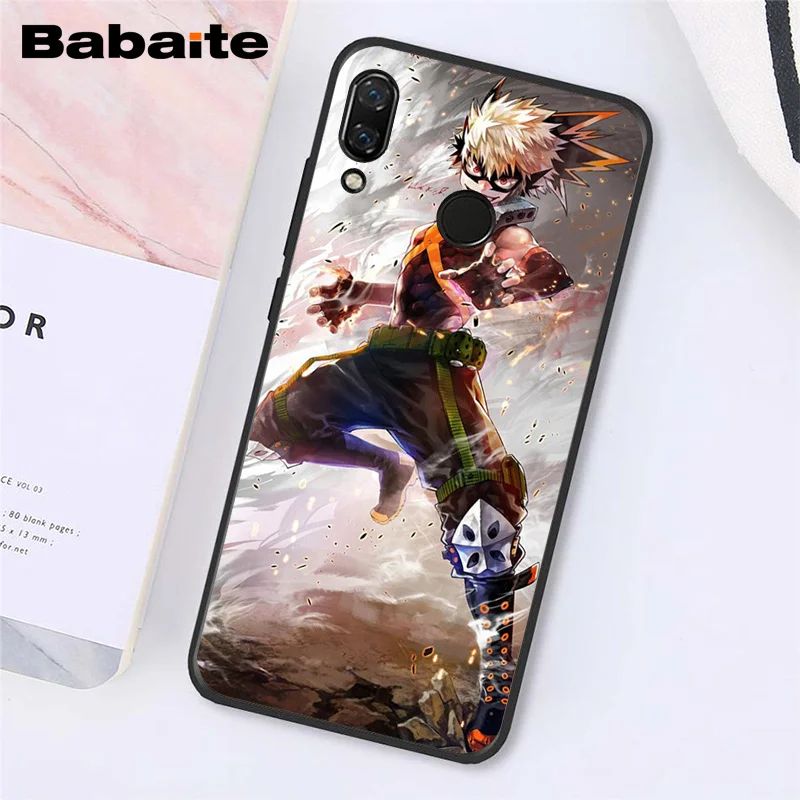 Babaite японское аниме мой герой Boku no Hero Academy чехол для телефона для Xiaomi Redmi8 4X 6A S2 Go Redmi 5 5Plus Note4 5 7 Note8Pro