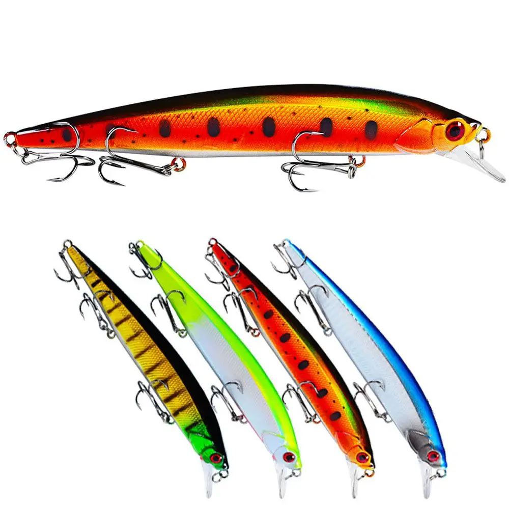

185g Full Swimming Layer Artificial 3D Eyes Minnow Fishing Lure With 3 Fishing Hooks Fishing Tackle Hard Bait