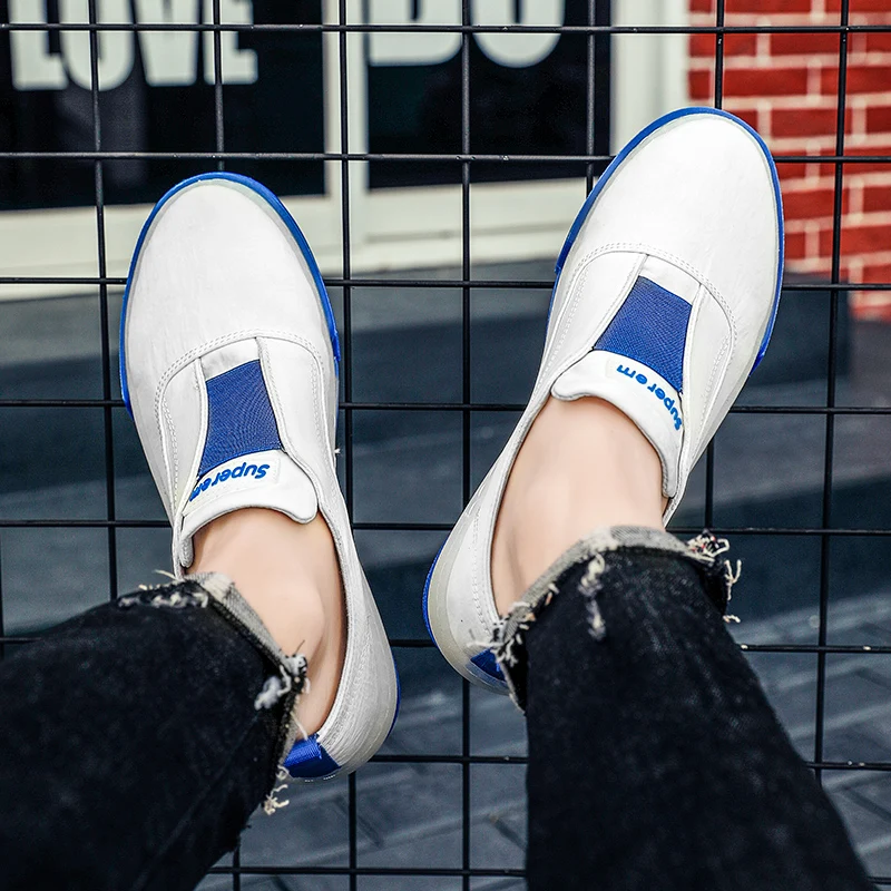 

Creativity Designer Luxury Casual Shoes Little White Shoes Soft Sole Flat ShoesMen Shoes Fashion Breathable Comfort Canvas Shoe
