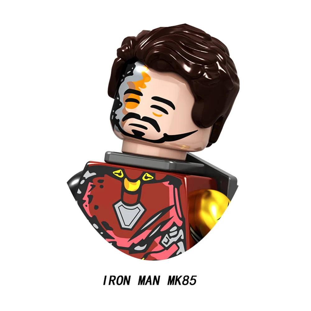 Bloques de construcción de superhéroe Iron Man para niños, pimientos, Ultron, Tony Stark, Mark War