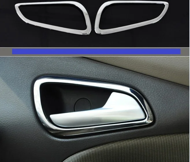 Подходит для 2012 2013 2014 Ford Focus Mk3 хромированная фоторамка отделка внутренней рамы