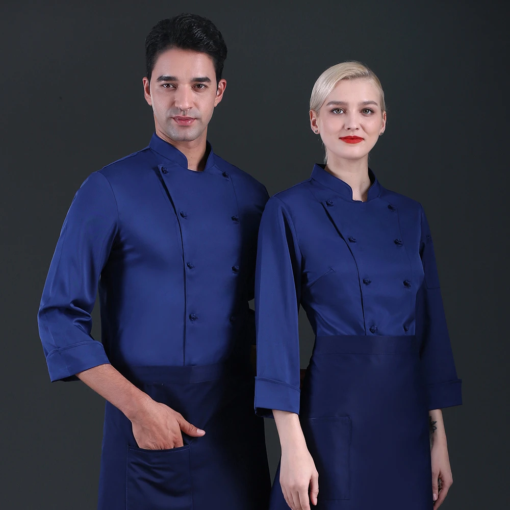Унисекс униформа шеф-повара одежда для кухни ресторана приготовления пищи