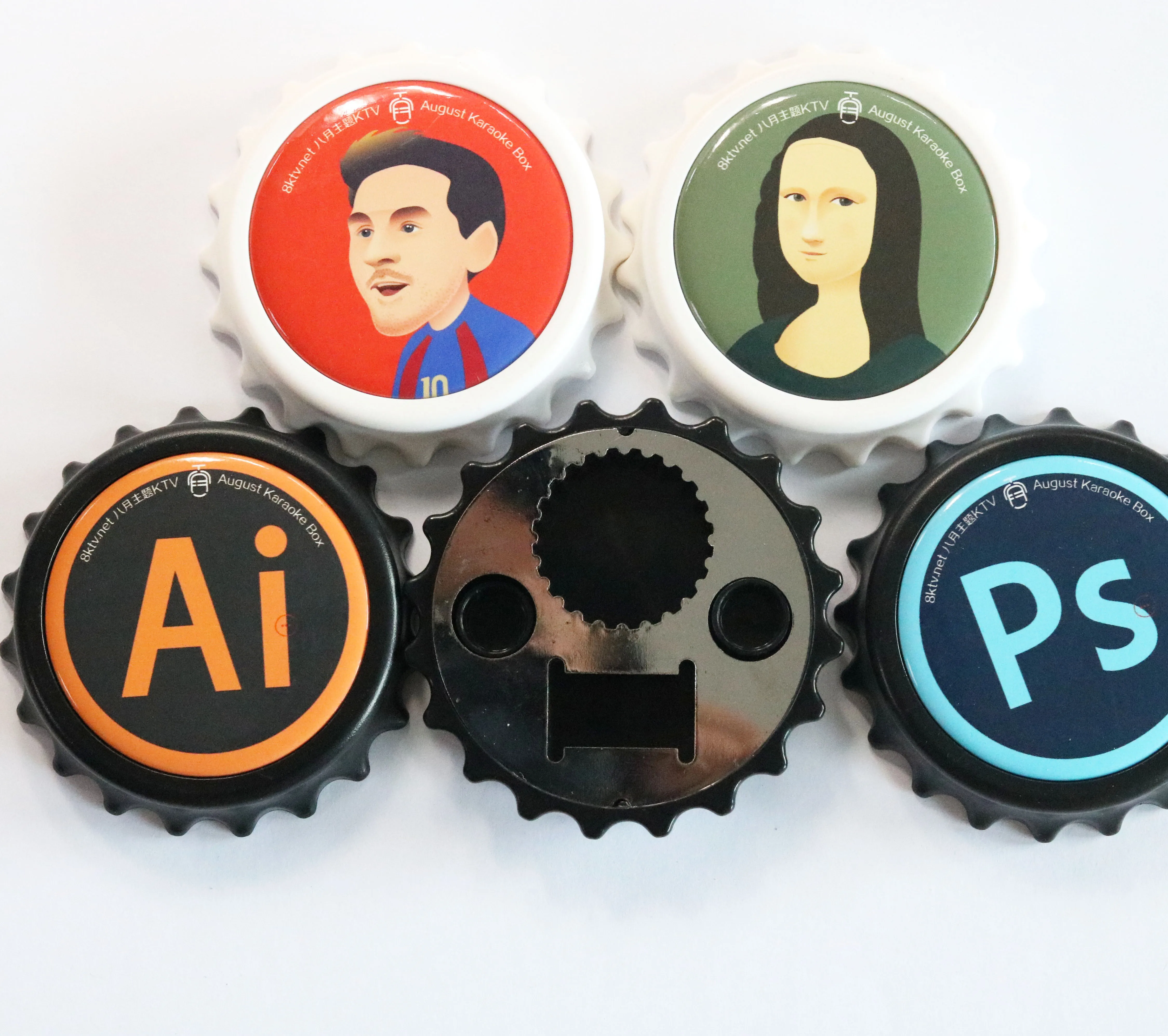 58 мм магнитный Открыватель для бутылок в форме крышки европейском стиле/100