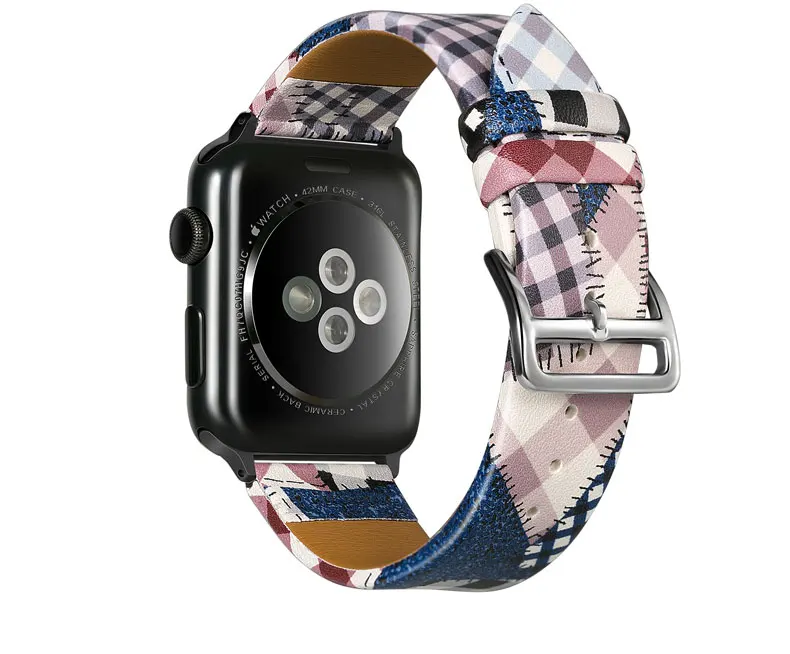 Кожа кожаный ремешок для apple watch, ремешок 42 мм, 38 мм, Версия 44 мм 40 мм наручных часов iwatch, ремешок series 5/4/3/2/1 браслет аксессуары для часов