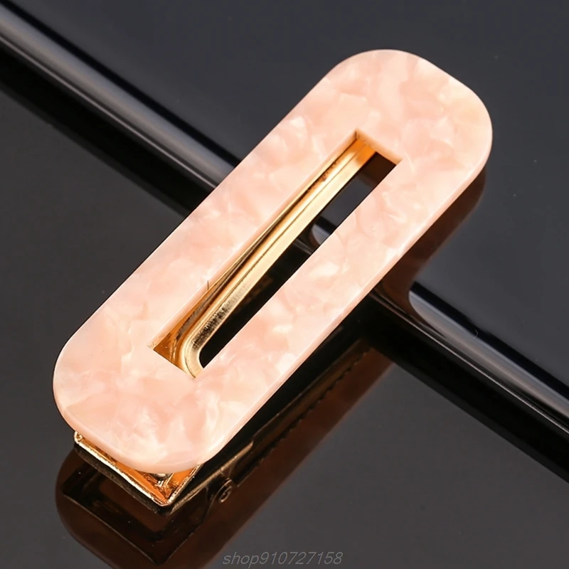 

1 Set Acrylic Resin Cellulose Acetate Hair Clips Barrettes Geometric Alligator Duckbill Hairpins Leopard M12 21 Dropship