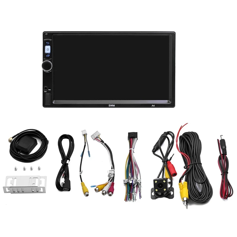 Автомобильный мультимедийный плеер 2Din Android 8 1 7 дюймовый сенсорный экран GPS Wi Fi FM