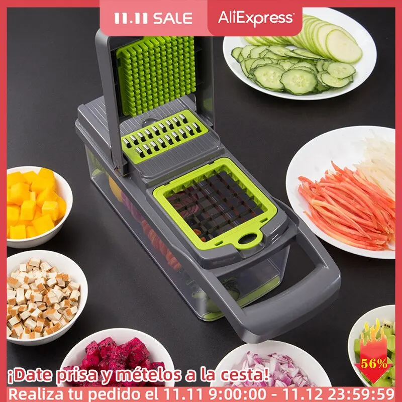 

Vegetable Fruit Slicer Grater Cutter Peeler Multifunctional Potato Carrot Shredders Chopper Drain Basket For Kitchen Accessories