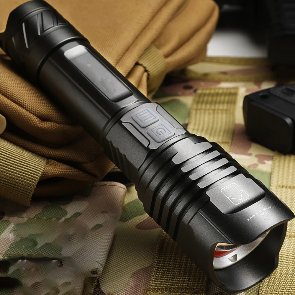 

700000lm Super XHP100 XHP90 The most powerful USB rechargeable LED flashlight tactical XHP50 hand lamp 18650 flash