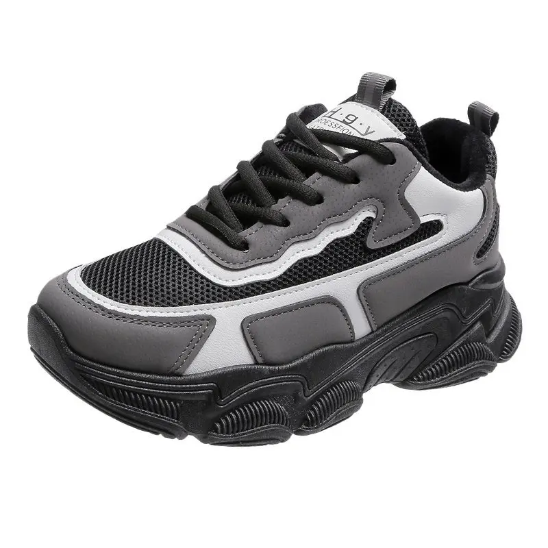 

Женские кроссовки на толстой платформе, дышащие кроссовки на вулканизированной подошве, повседневная обувь для бега, 2020