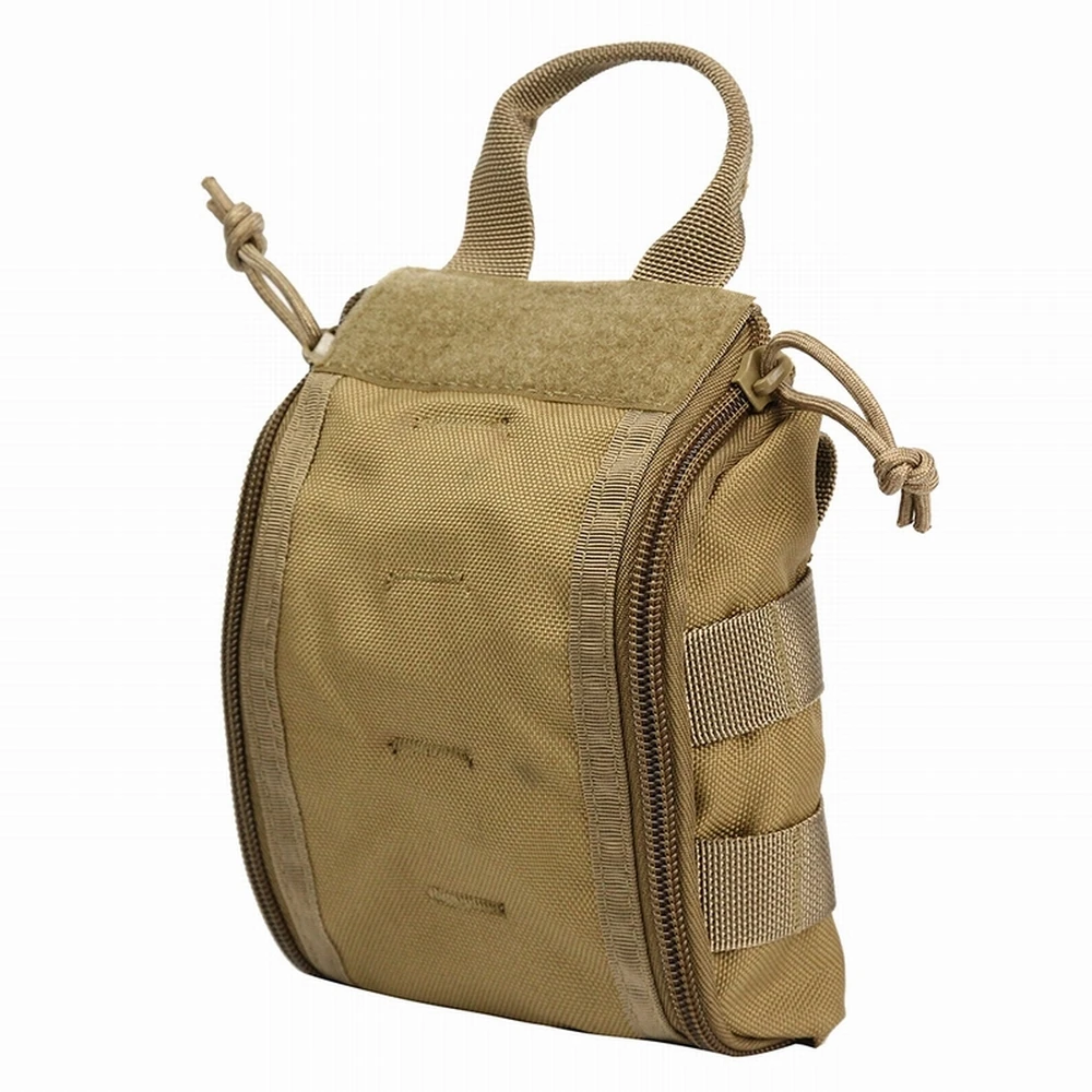 1000D Molle Sports Pouch Hunting Waist Bag Pack Tactical Military EDC Utility Tool Bag Medical First Aid Pouch Survival Gear - Цвет: Tan