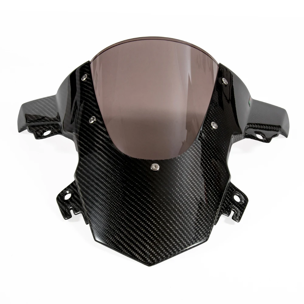 УГЛЕРОДНЫЙ экран для переднего ветрового стекла мотоцикла защита экрана на