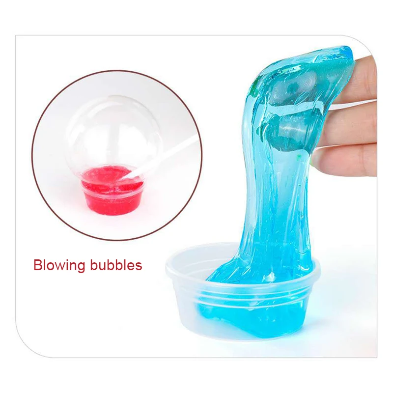 Прозрачный Шпатлёвки кристаллизованный клей слизистый Пластилин глины