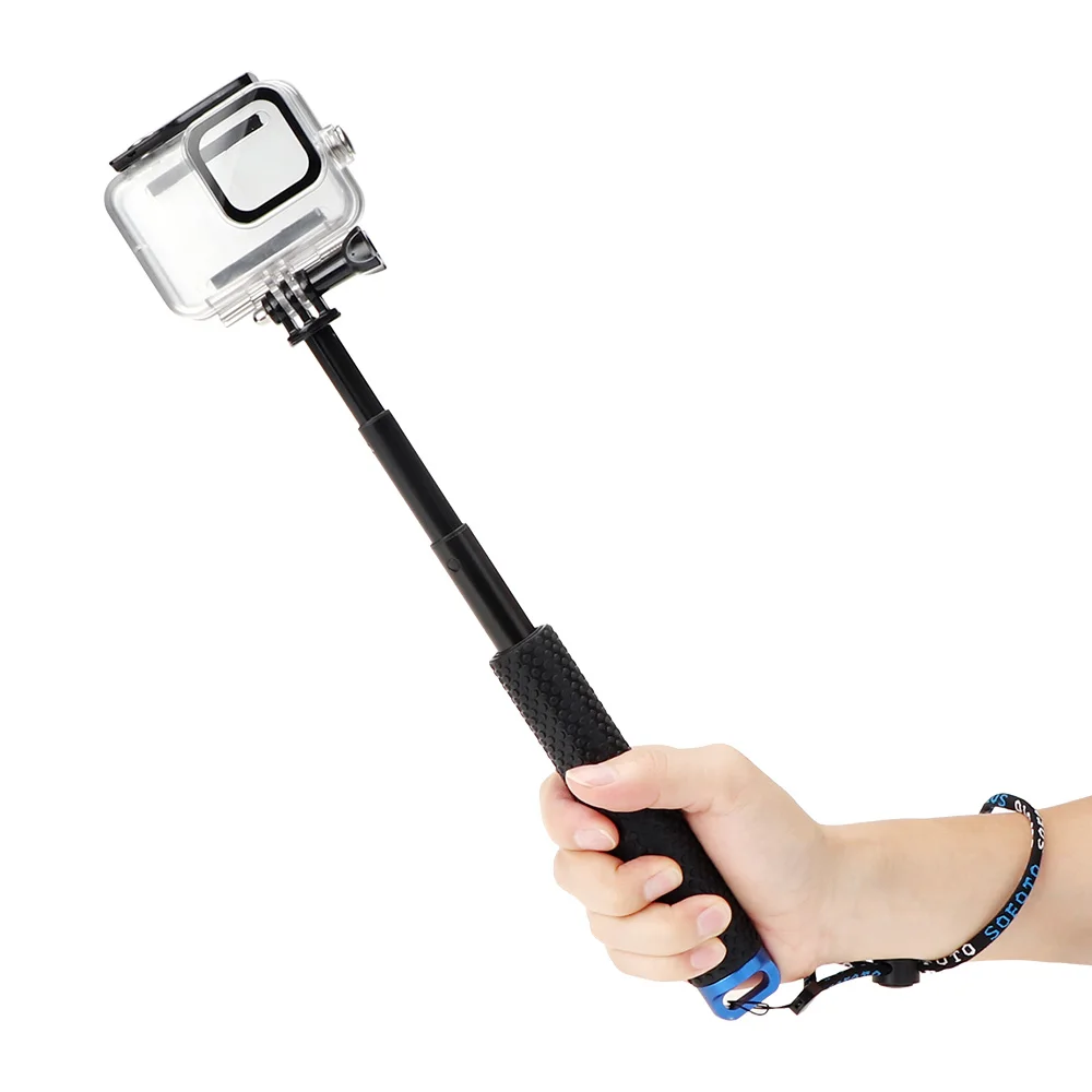 Водонепроницаемая селфи палка Cas для Gopro hero 8 защитная крышка подводного дайвинга