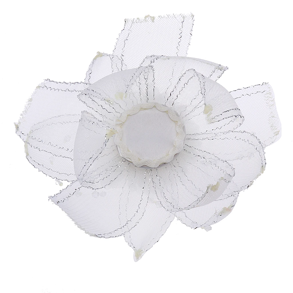 

Tulle Flower Bud Bridal Headdress Flower