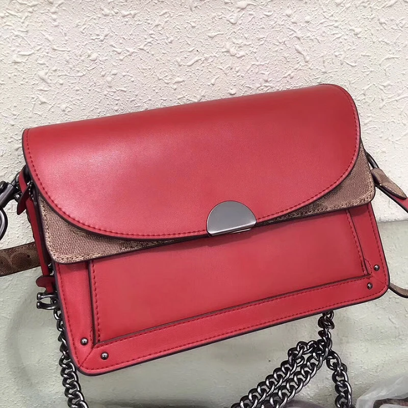 Women's messenger bag 2020 new double shoulder with all kinds of portable single dreamer chain large leathe |