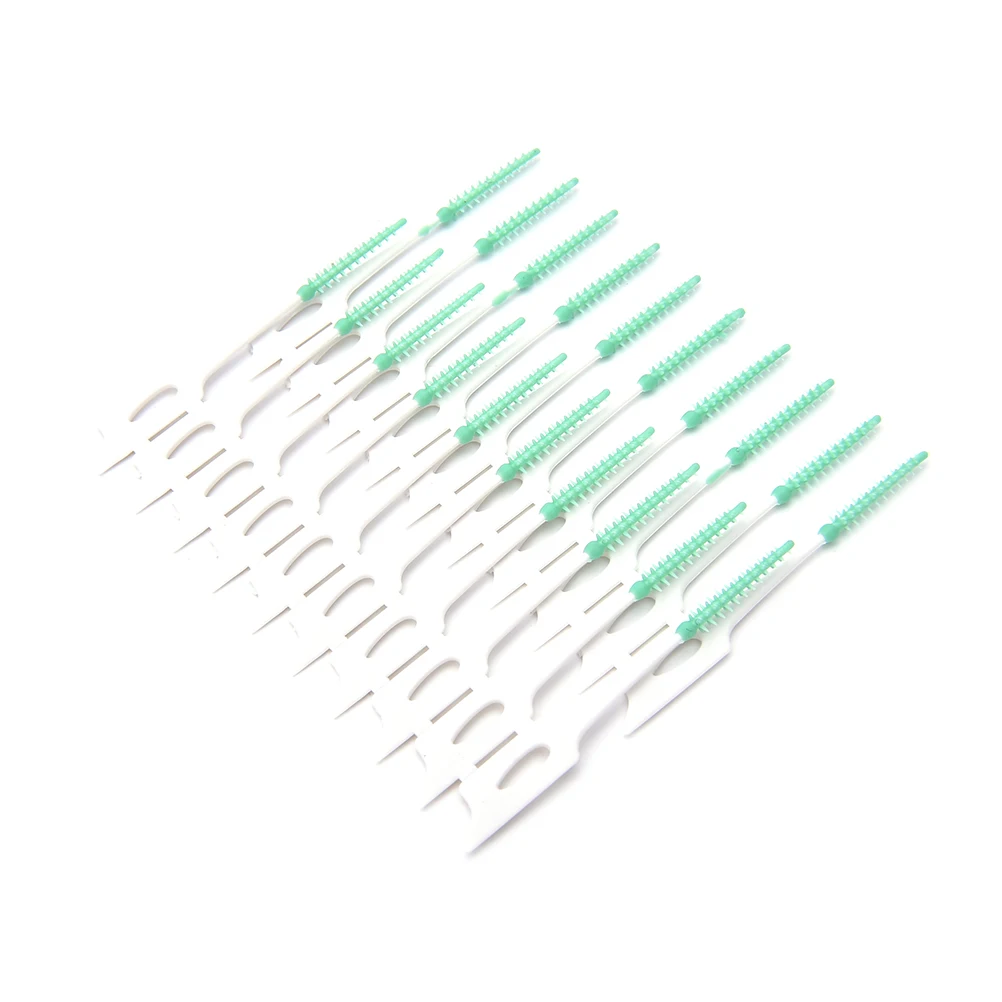 

16Pcs/lot Orthodontic Brush Interdental Brush Dental Rubber Interdental Cleaning Brushes Oral Care Toothbrush