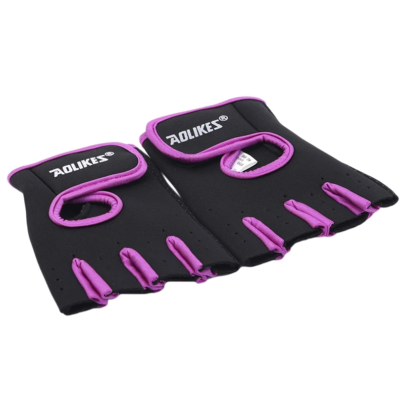 

Men Women Gym Half Finger Sports Fitness Glove Exercise Training Wrist Gloves Anti-slip Resistance Weightlifting Gloves 1 Pair