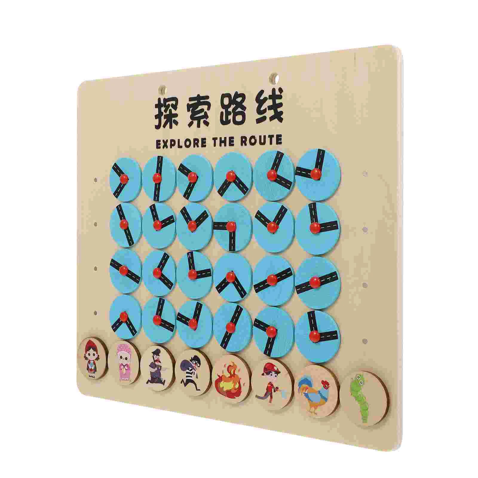 

Деревянная настольная доска для изучения маршрута, 1 набор