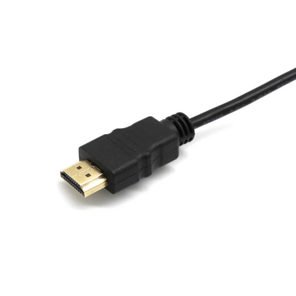 

1.8 M HDMI Cable HDMI To VGA 1080P HD With Audio Adapter Cable HDMI TO VGA Cable Dec11