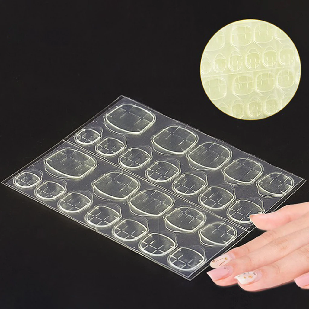 240x водонепроницаемый поддельные накладные ногти ленты для наращивания липкий