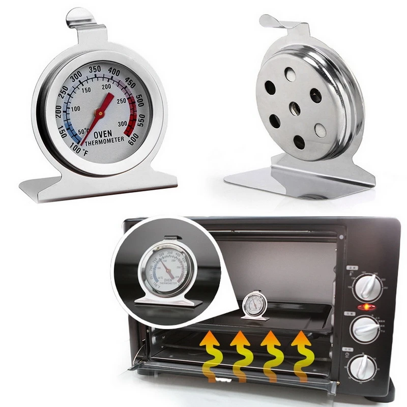 

2 Pack Refrigerator Thermometer Oven Thermometer Set -Large Dial Monitoring Kitchen Thermometer