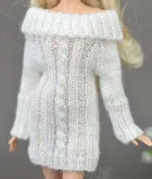 1/6 bjd blyth Кукла Одежда Pullip кукла аксессуары модный цветной свитер для 30 см кукла blyth Одежда для Барби - Цвет: white