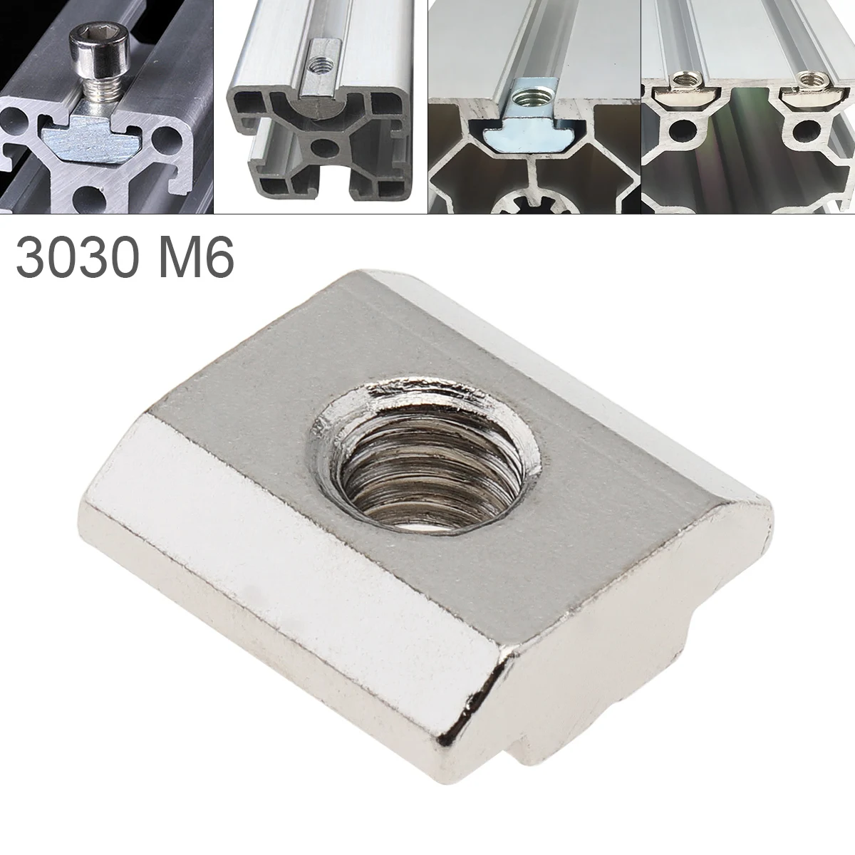 1 шт. M6 для 30 серий слот Т образная гайка раздвижная Молоток падение в закрепить