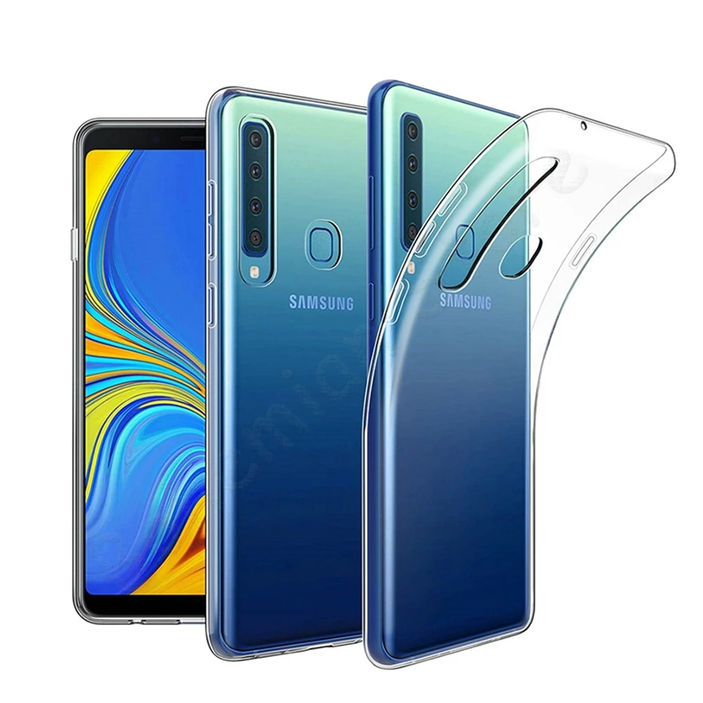 Чехол для телефона samsung A3 A5 A6 A7 A8 Plus A9 A9s Star Life Pro из мягкого ТПУ силикона Ультратонкий Прозрачный чехол
