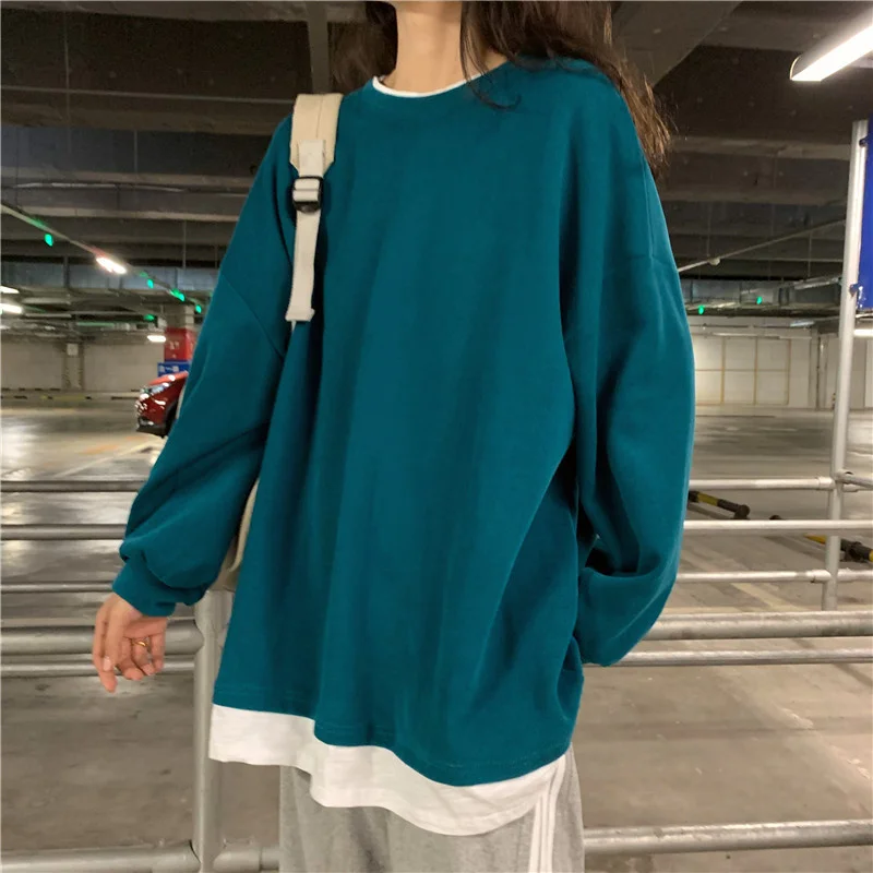 

CMAZ Real Shot Cost-Effective ~ Korean Style Loose All-Match Mid-Length Fake