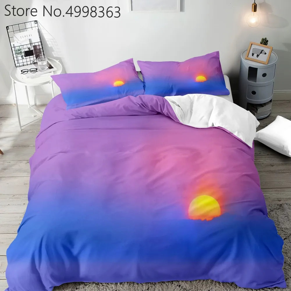 Лето океан Гавайи постельные принадлежности 3D Закат волна цвет постельное белье