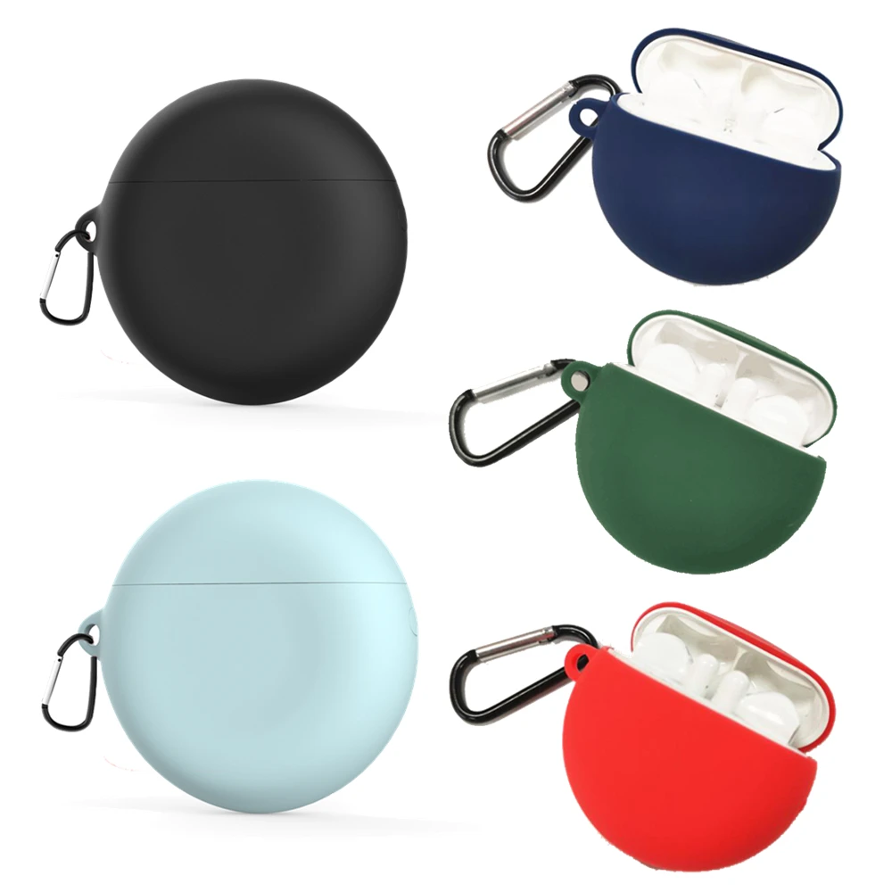 Чехол для наушников Huawei Freebuds 3 силиконовый чехол с крючком защитный чехлы