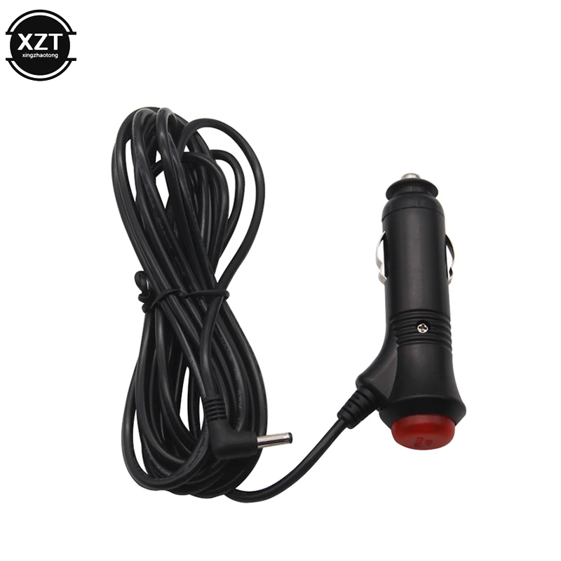 12v car adapter charger cigarette lighter power plug cord gps cable copper 0 2 square wswitch for car gps navigation dvr camera free global shipping