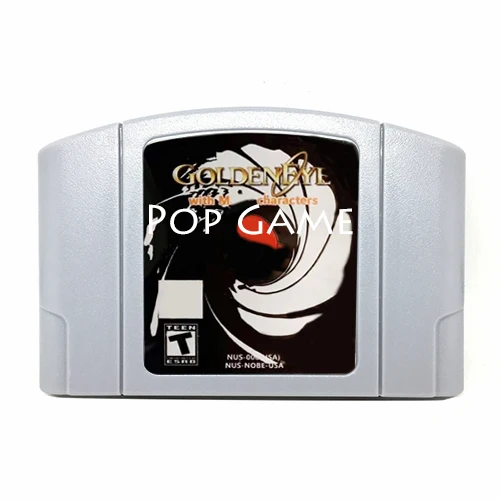 Новое поступление Goldeneye с английским языком Мары для 64-битной игровой консоли NTSC |