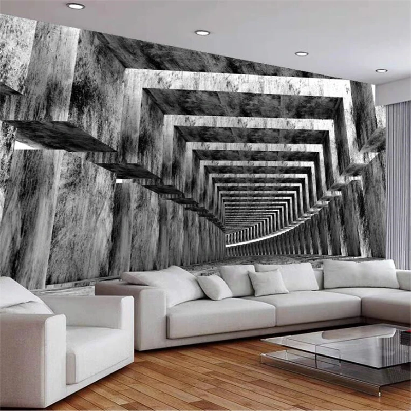 Большие Настенные обои wellyu на заказ для рисования объемная цементная доска