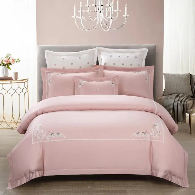 48 домашняя вышивка из египетского хлопка цветок Винтаж постельных