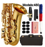 new mfc saxophone alto 480 professional alto sax custom series high saxophone gold lacquer with mouthpiece reeds neck case