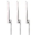 3 шт. Стоматологическая артикуляционная Бумага Пинцет укус Бумага щипцы Нержавеющаясталь зубчатые Ортодонтическая щеточка Пинцет плоскогубцы для ухода за зубами инструмент