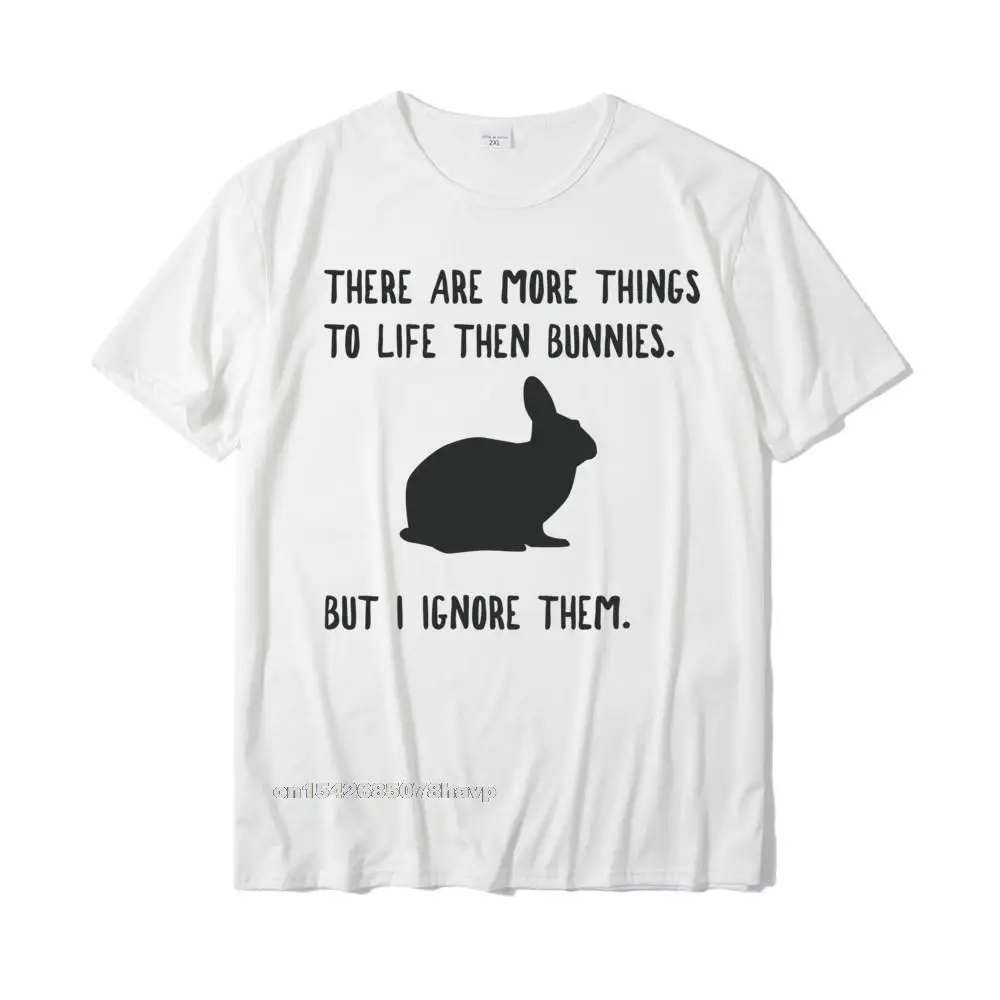 

More Things To Life Bunny Rabbit Funny Gift T-Shirt - Black Top T-Shirts Tops T Shirt Faddish Cotton Casual Slim Fit Men