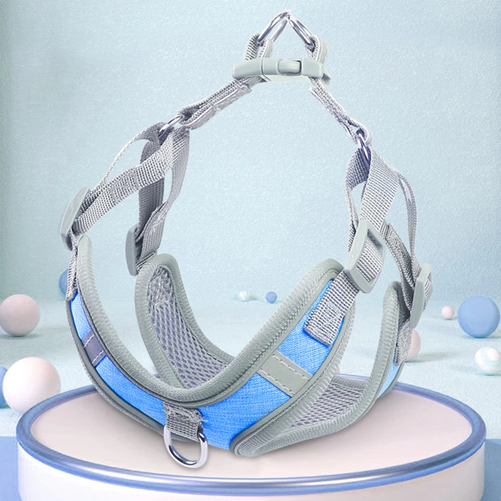 

No Pull Reflective Dog Harness and Leash Set Heavy Duty & Adjustable for Dog of All Sizes Walking Training Supplies TT-best