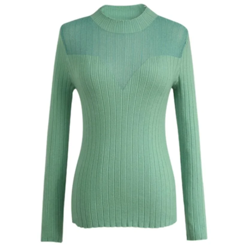 Женский пуловер с высоким воротом джемпер вязаный свитер корейский стиль 2020