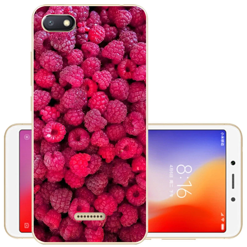 Чехол для Xiaomi Redmi 6A Redmi 6, чехол для Redmi 6A Couqe, Мягкая силиконовая задняя крышка, защитный чехол из ТПУ для Redmi6 6 A, чехол для телефона s - Цвет: 24