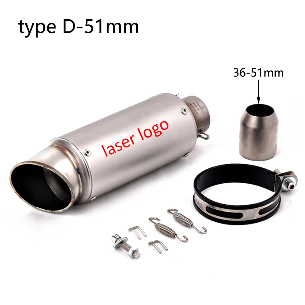 Выхлопная труба для мотоцикла гоночный глушитель велосипеда внедорожника Кафе