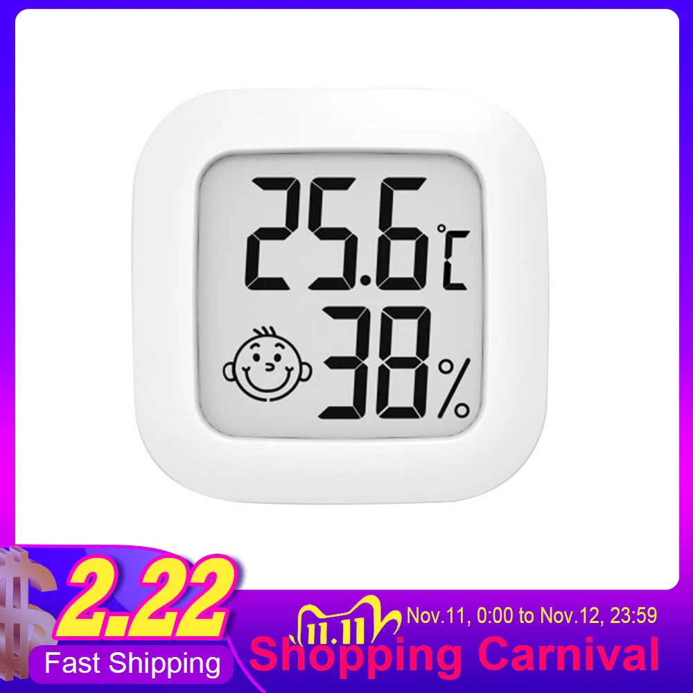 Комнатный мини-термометр цифровой ЖК-датчик температуры и влажности