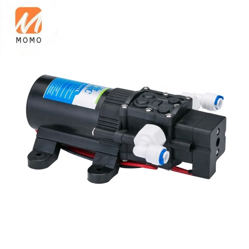 

12V & 24V DC Fresh Water Pump with 2 connectors Diaphragm Pump Self Priming Sprayer Pump with Pressure Switch 4.3 L/M