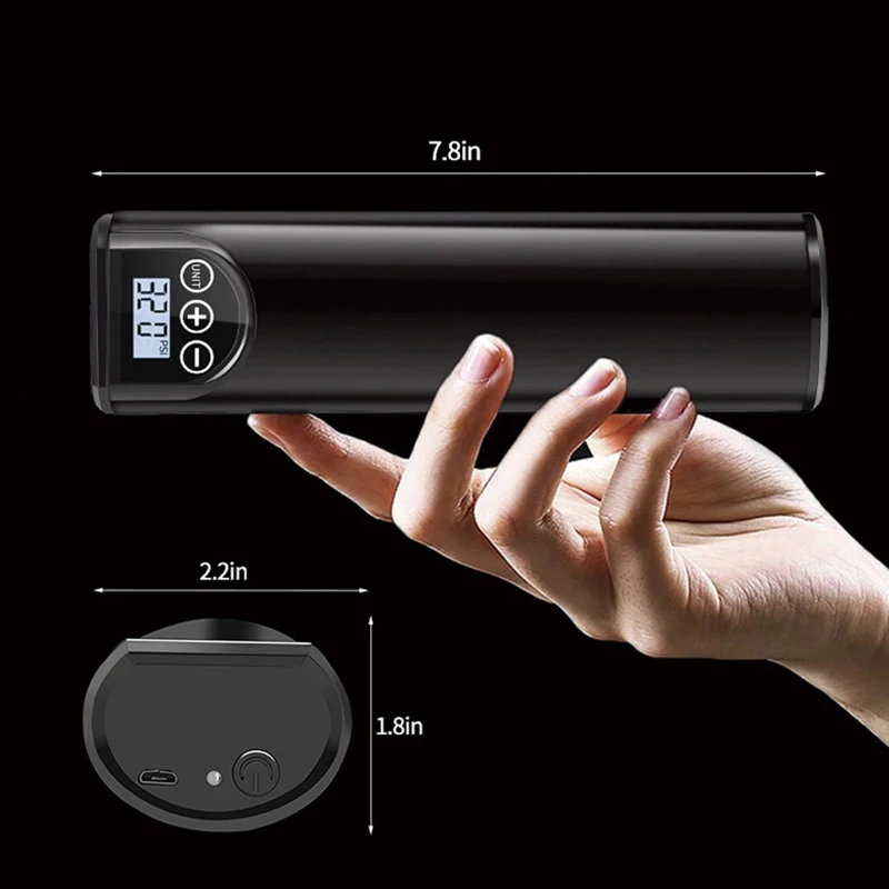 Preço 12v 150psi Recarregável Portátil Bomba De Ar Elétrica Pneu Inflator Bomba De Ar Para Carro Bicicleta Da Motocicleta Pneus Compressor Inflator